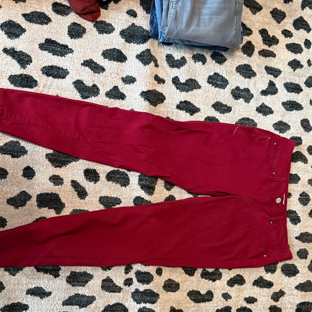 YMI Hyperstretch Burgundy Pants